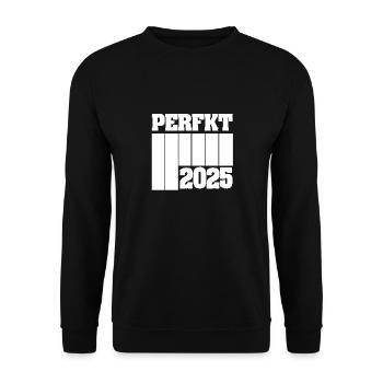 2025 - Unisex Pullover - Schwarz - Vorne - Alina (178cm) & Michal (187cm)