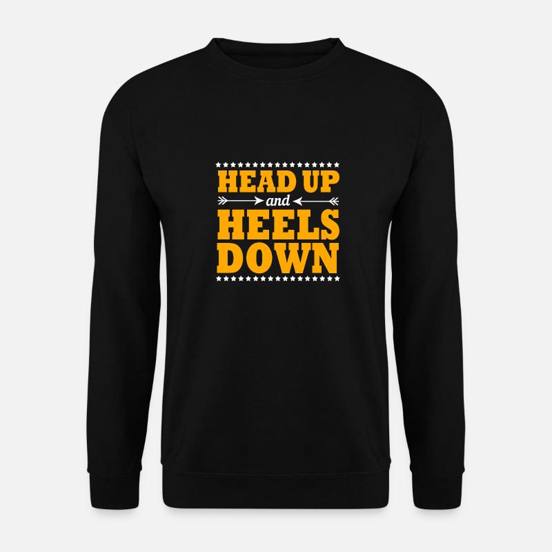Springreiten Springpferd - Unisex Pullover - Schwarz