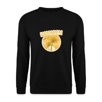 Vacances Îles Canaries - Sweat-shirt Unisexe - noir - Devant - Alina (178cm) & Michal (187cm)