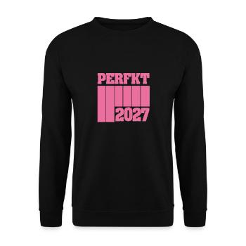 2027 - Sweat-shirt Unisexe - noir - Devant - Alina (178cm) & Michal (187cm)