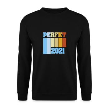 Unique 2021 - Unisex Sweatshirt - black - Front - Alina (178cm) & Michal (187cm)