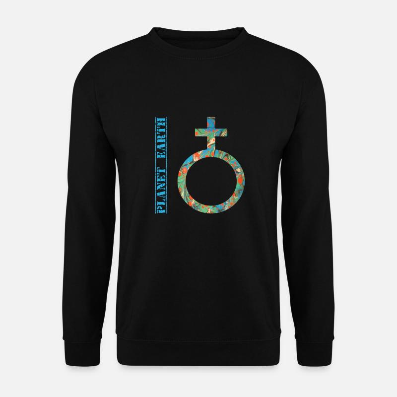 planet earth e 4 - Unisex Sweatshirt - black
