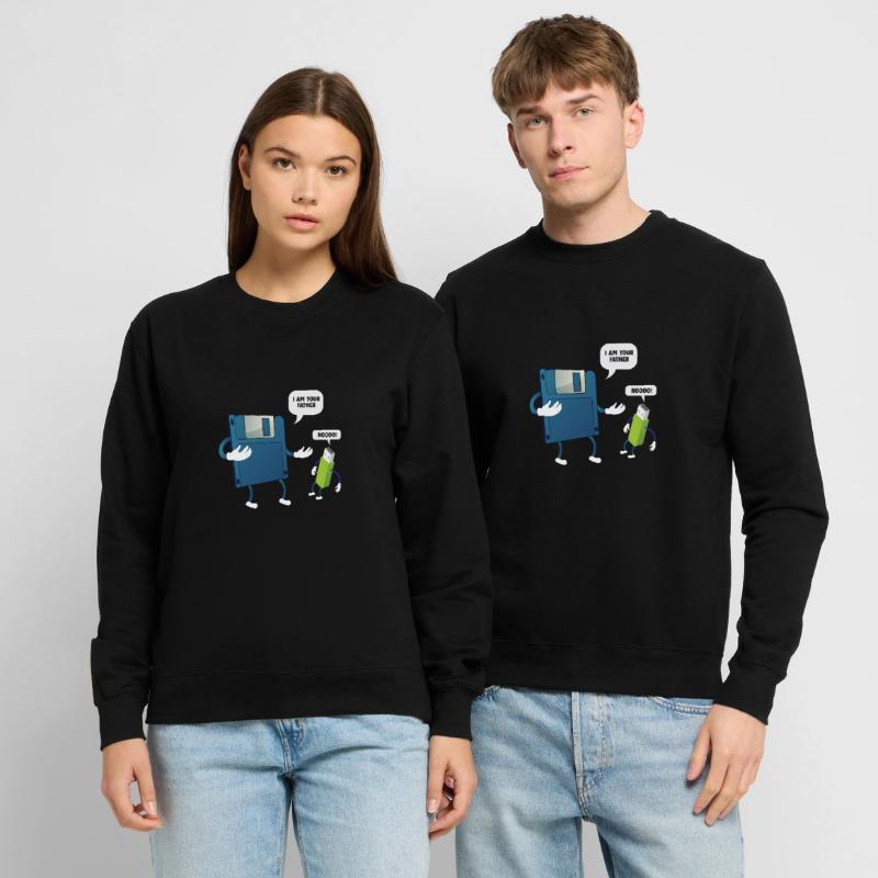 Father _ Son Floppy Disk ... Programmers & Nerd Unisex Sweatshirt