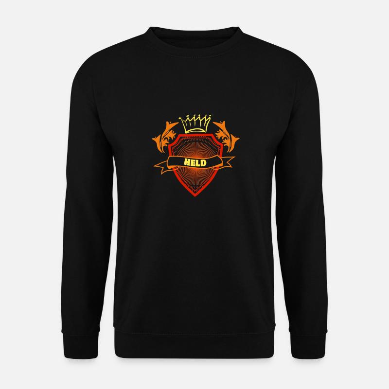 Ich bin ein Held - Unisex Pullover - Schwarz