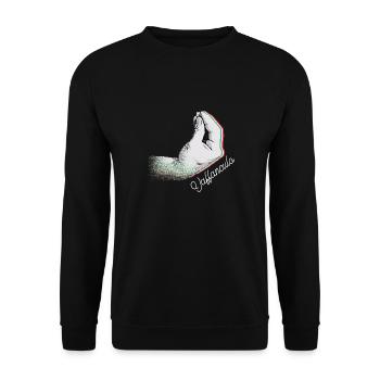 Vaffanculo Italienisch Italiener Italien Lustig - Unisex Pullover - Schwarz - Vorne - Alina (178cm) & Michal (187cm)