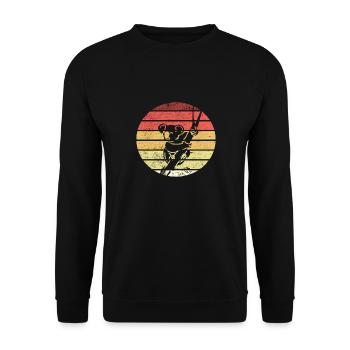Rétro Vintage Koala Bear Silhouette Marsupial - Sweat-shirt Unisexe - noir - Devant - Alina (178cm) & Michal (187cm)