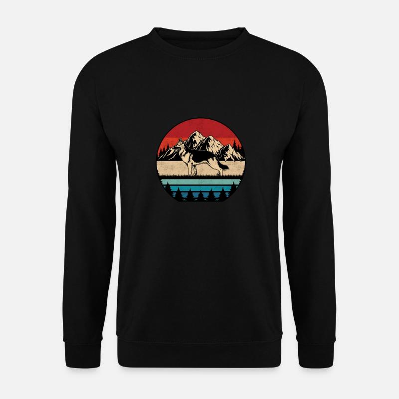 German Shepherd - Unisex Sweatshirt - black