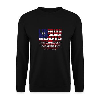 Drapeau du Libéria Libériens - Sweat-shirt Unisexe - noir - Devant - Alina (178cm) & Michal (187cm)