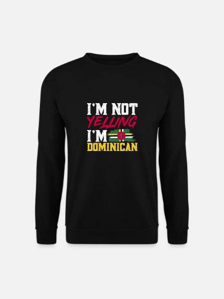 Drapeau dominicain Dominika - Sweat-shirt Unisexe - noir