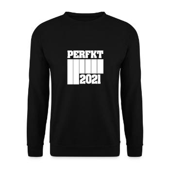 Einzigartig 2021 - Unisex Pullover - Schwarz - Vorne - Alina (178cm) & Michal (187cm)