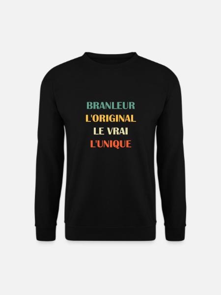branleur - Sweat-shirt Unisexe - noir