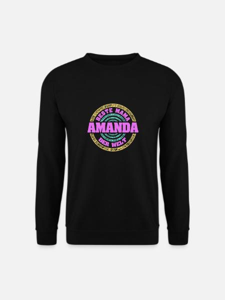 Amanda - Unisex Sweatshirt - black
