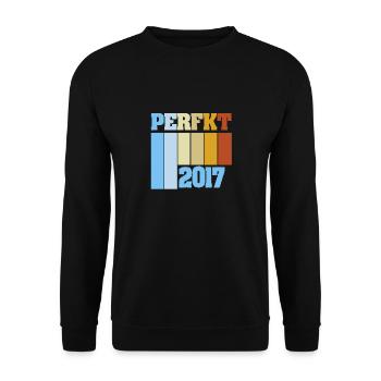 Perfekt 2017 - Unisex Pullover - Schwarz - Vorne - Alina (178cm) & Michal (187cm)
