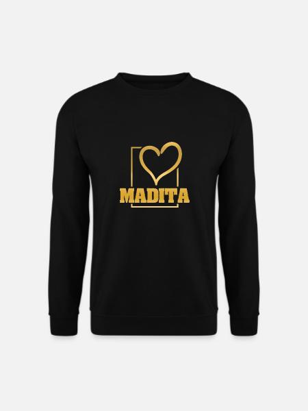 Madita als Ehefrau - Unisex Pullover - Schwarz
