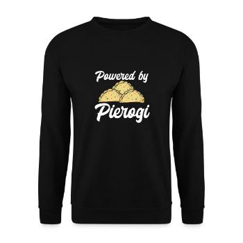 Pierogi polonais - Sweat-shirt Unisexe - noir - Devant - Alina (178cm) & Michal (187cm)