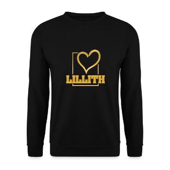 Épouse Lillith - Sweat-shirt Unisexe - noir - Devant - Alina (178cm) & Michal (187cm)