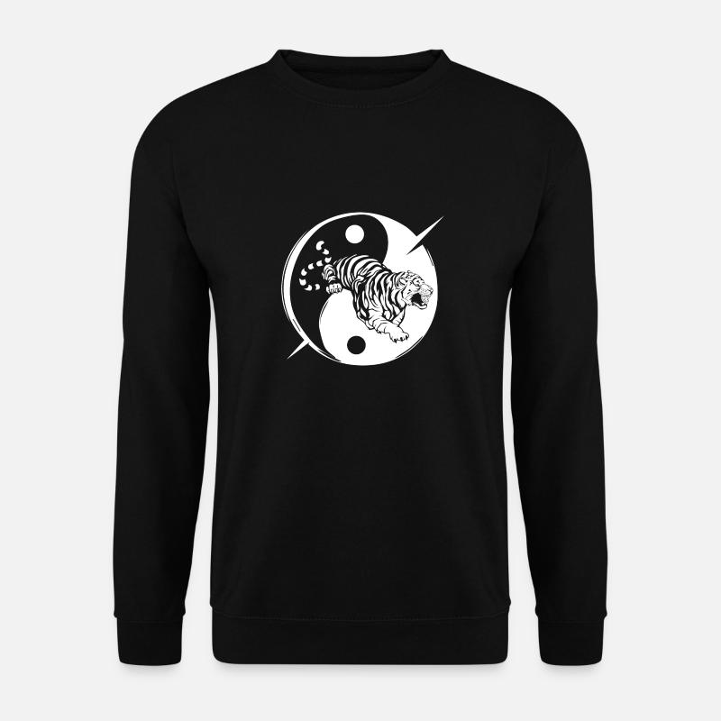 White Tiger - Unisex Sweatshirt - black