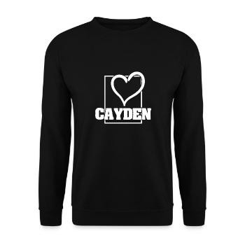Mme Cayden - Sweat-shirt Unisexe - noir - Devant - Alina (178cm) & Michal (187cm)