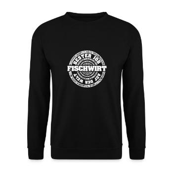 Métier de pêcheur - Sweat-shirt Unisexe - noir - Devant - Alina (178cm) & Michal (187cm)