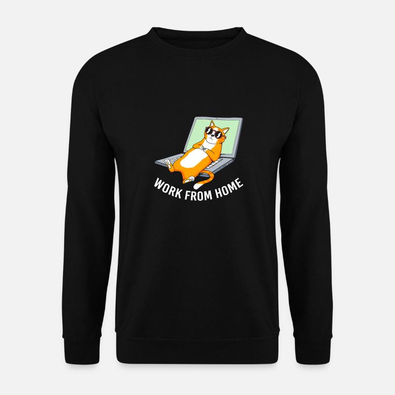 Remote Homeoffice - Unisex Pullover - Schwarz