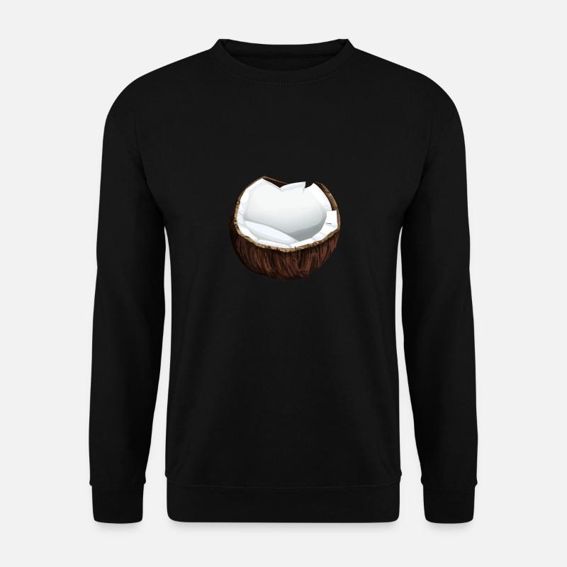 Noix de coco noix de coco fruits de noix de coco - Sweat-shirt Unisexe - noir