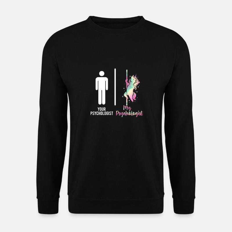 Psychology psychologist therapist gift psyche - Unisex Sweatshirt - black