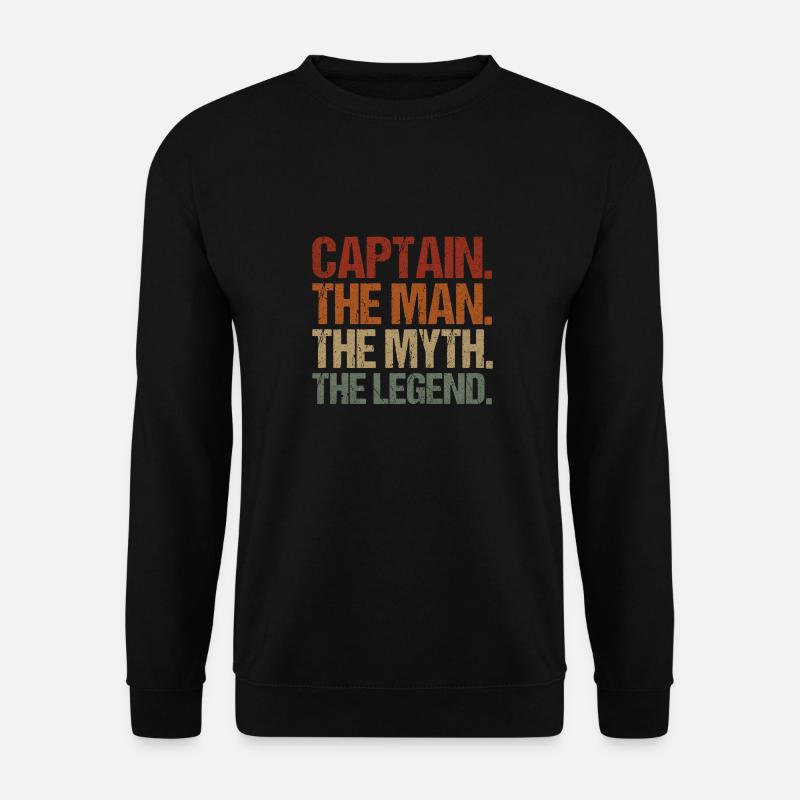 Kapitän - Unisex Pullover - Schwarz