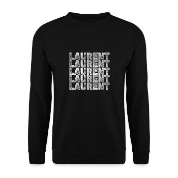 Bruder Laurent - Unisex Pullover - Schwarz - Vorne - Alina (178cm) & Michal (187cm)