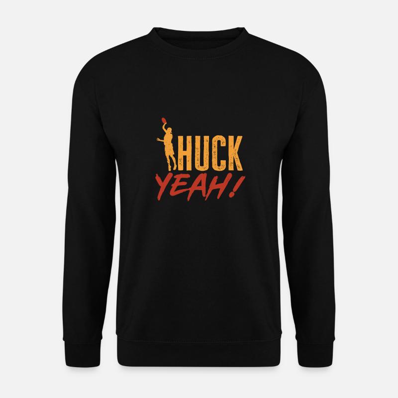 Ultimate Frisbee Wurfscheibe - Unisex Pullover - Schwarz