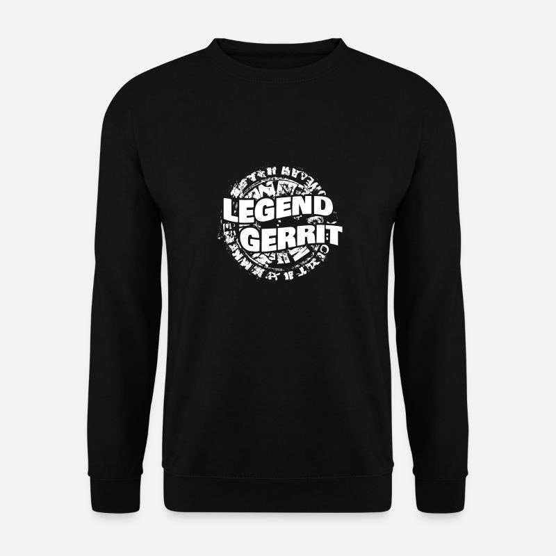 Mann Gerrit - Unisex Pullover - Schwarz