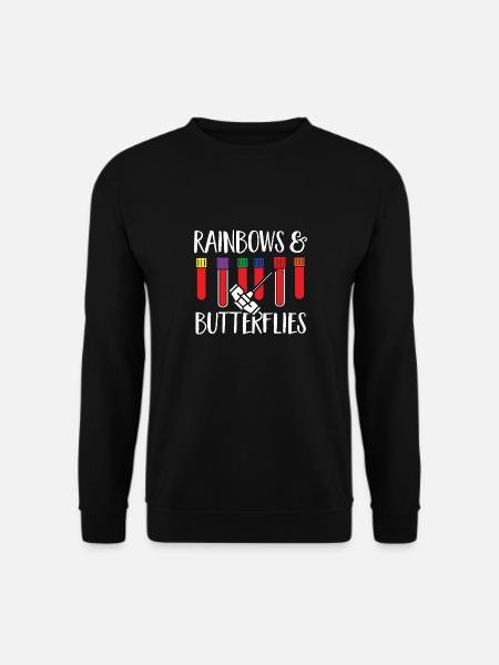 Phlebotomie Blutabnahme Blut Krankenschwester - Unisex Pullover - Schwarz