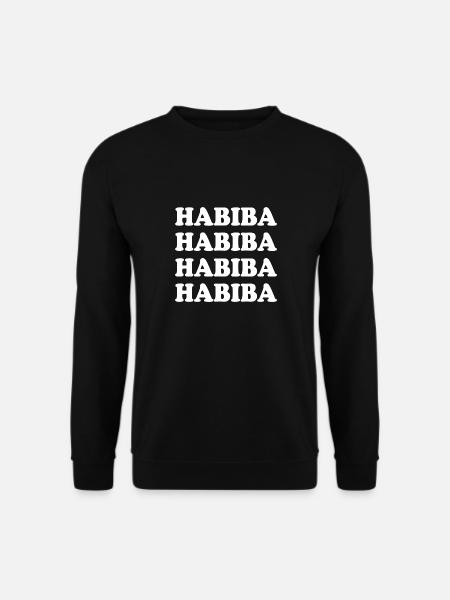 Nom Habiba - Sweat-shirt Unisexe - noir