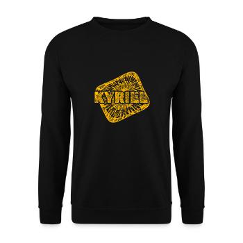 Cyril as Stardust - Unisex Sweatshirt - black - Front - Alina (178cm) & Michal (187cm)
