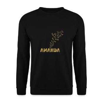 Boot Amanda - Unisex Pullover - Schwarz - Vorne - Alina (178cm) & Michal (187cm)