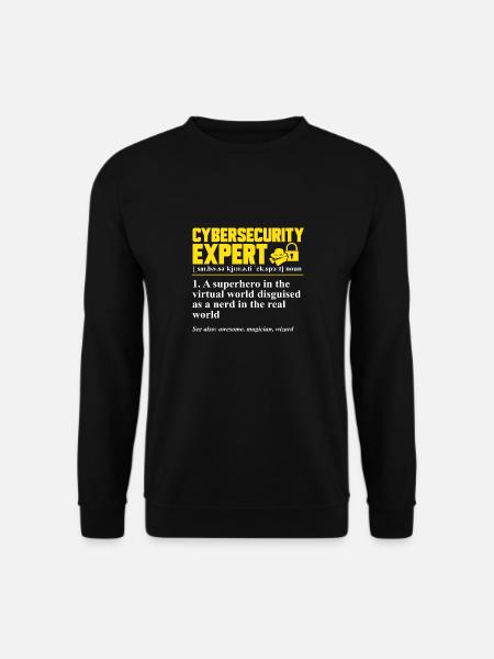 Cybersecurity Hackers IT Security - Unisex Sweatshirt - black