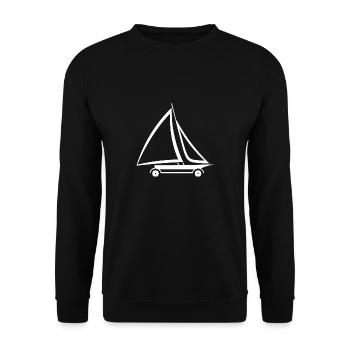 Sand yachting - Unisex Sweatshirt - black - Front - Alina (178cm) & Michal (187cm)