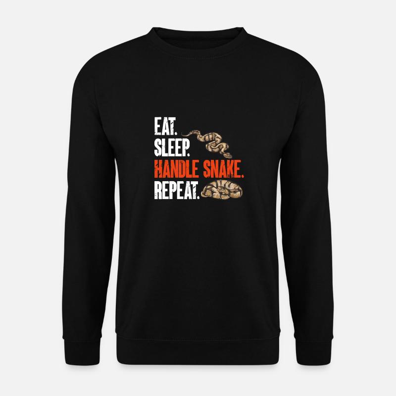 Ball Python Snake King Python - Sweat-shirt Unisexe - noir