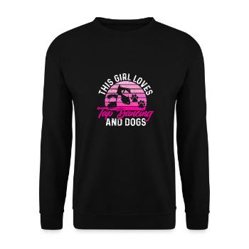 Tap Dance Teacher Tap Dancer Tap Dance - Unisex Sweatshirt - black - Front - Alina (178cm) & Michal (187cm)