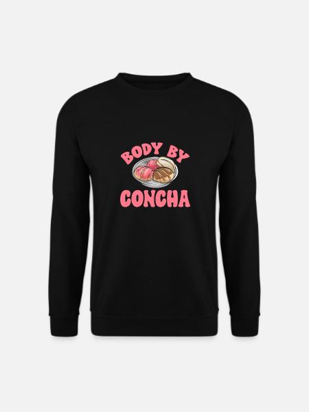 Concha Hispanic Mexican Pan Dulce - Unisex Sweatshirt - black