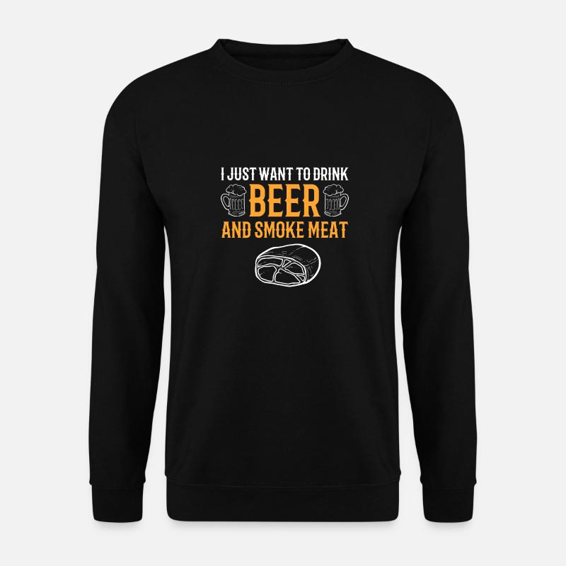 BBQ Beer - Unisex Sweatshirt - black