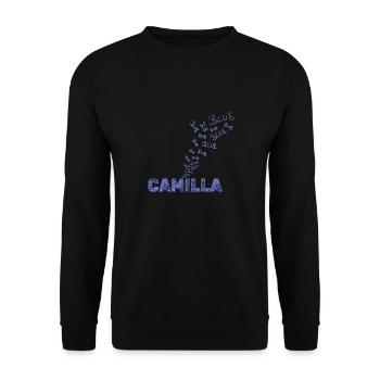 Segeln Camilla - Unisex Pullover - Schwarz - Vorne - Alina (178cm) & Michal (187cm)