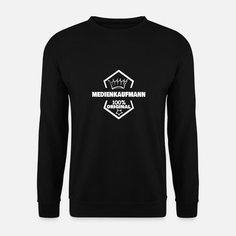 Travail Commis aux médias - Sweat-shirt Unisexe - noir