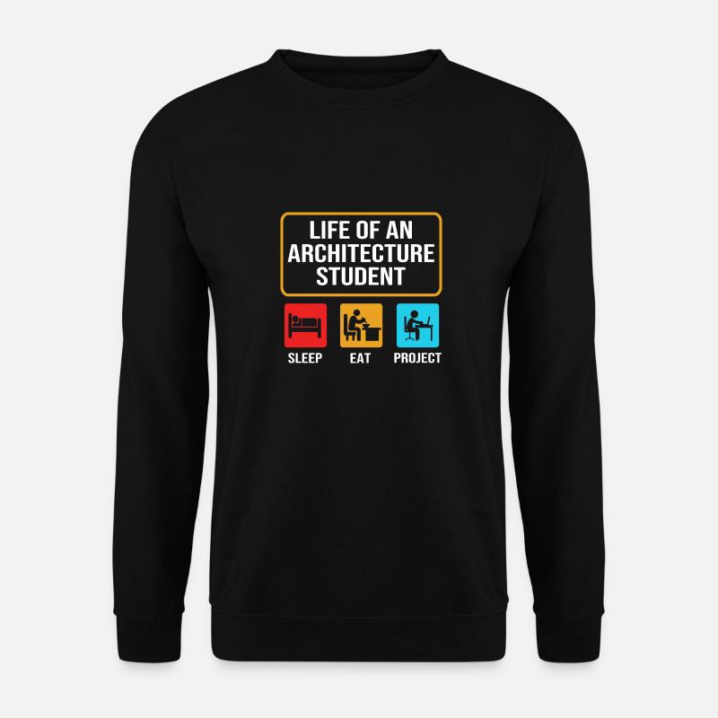Architecte Architecture - Sweat-shirt Unisexe - noir
