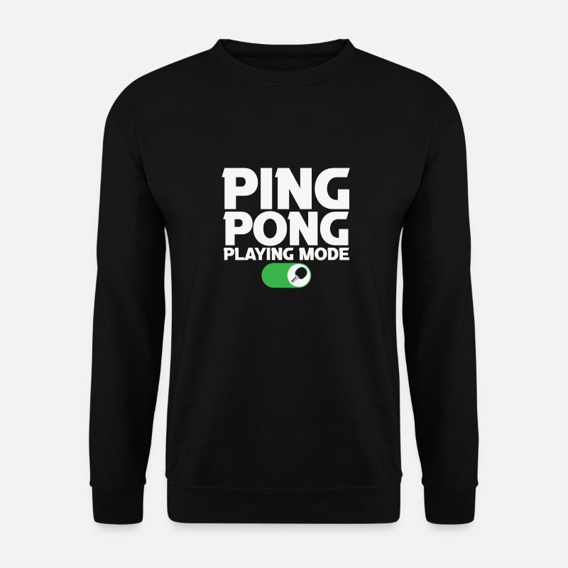 Table Tennis Ping Pong - Unisex Sweatshirt - black