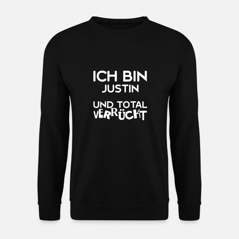 Justin - Unisex Pullover - Schwarz