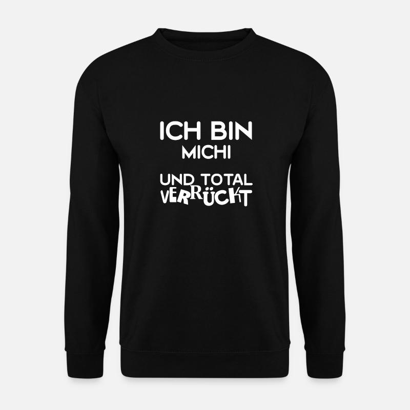 First name Michi - Unisex Sweatshirt - black
