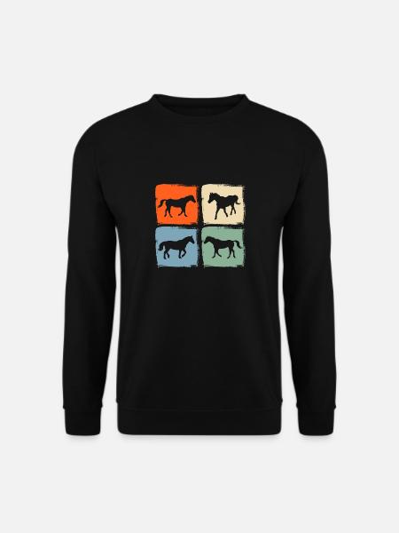 Riding Horse - Unisex Sweatshirt - black