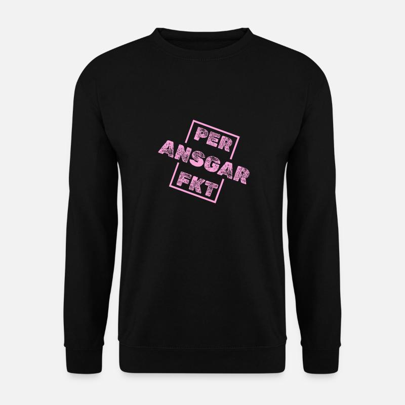 Einzigartig Ansgar - Unisex Pullover - Schwarz