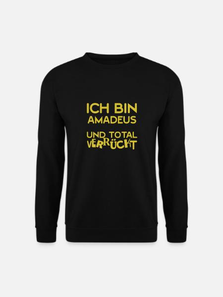 Geschenk für Amadeus - Unisex Pullover - Schwarz
