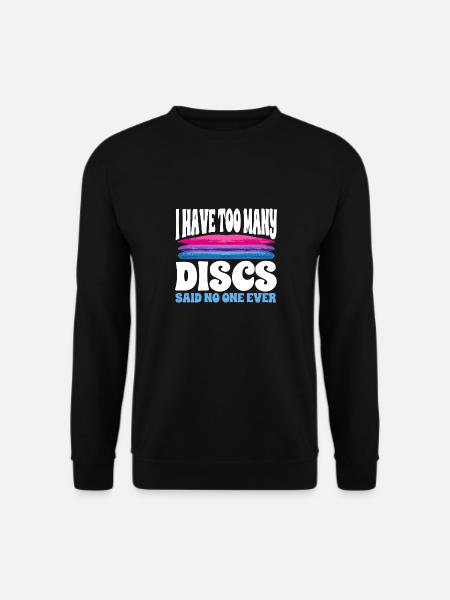 Discgolf Disc Golf Frisbee - Unisex Sweatshirt - black